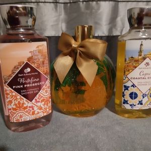 Bath and Body set of 3 body washes.